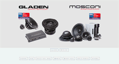 Desktop Screenshot of gladen-audio.com
